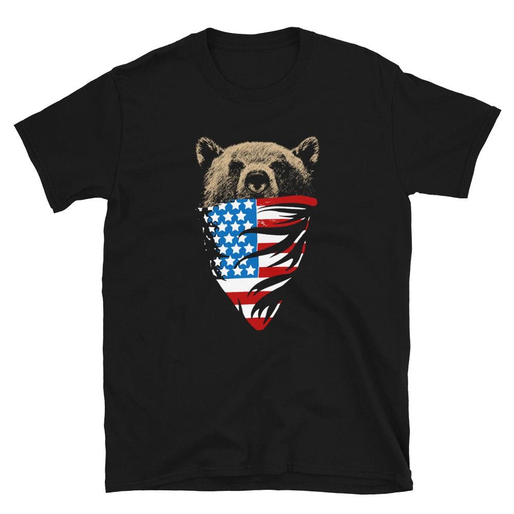 American Flag Bear T-Shirt