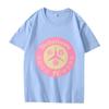 Dellafuente Logo Gold & Pink Graphic T Shirt Unisex ’s Women Oversized 100% Cotton Streetwear Short Sleeve Summer Print Unisex Tops
