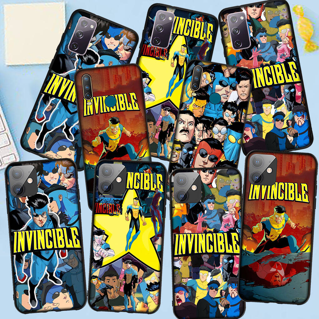 Phone Case for iPhone 17 16 15 Xiaomi Poco F8 F7 X7 X6 M8 C85 C75 C71 Redmi Note 14 13 11 12 Pro Max A4 A3 14C 13C 15C Wallpaper I-Invincibles Collage