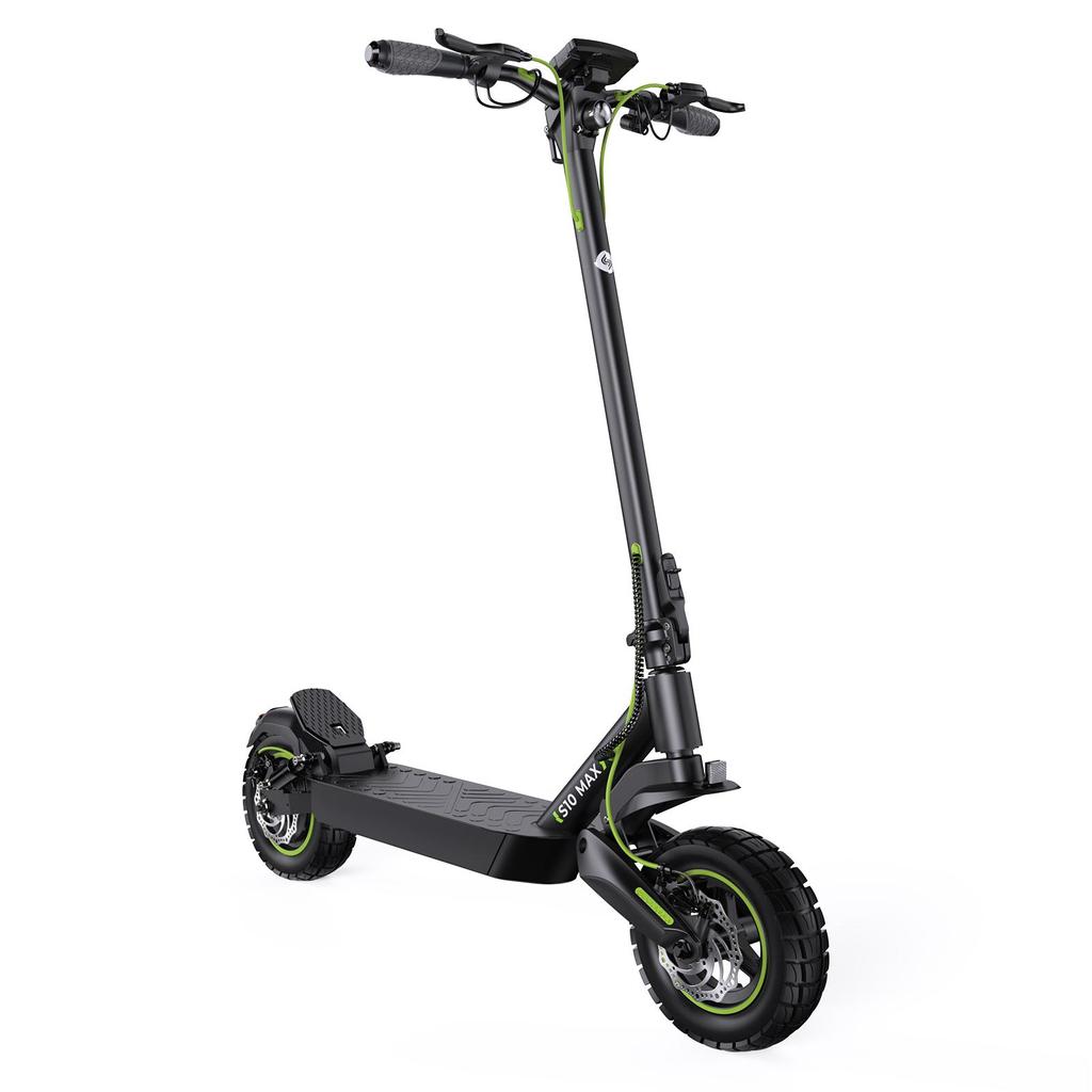 ISINWHEEL S10Max Adult City Folding Electric Scooter 1000W Motor 48V15A Battery 10 Inch Off-Road Tires Mountain EScooter