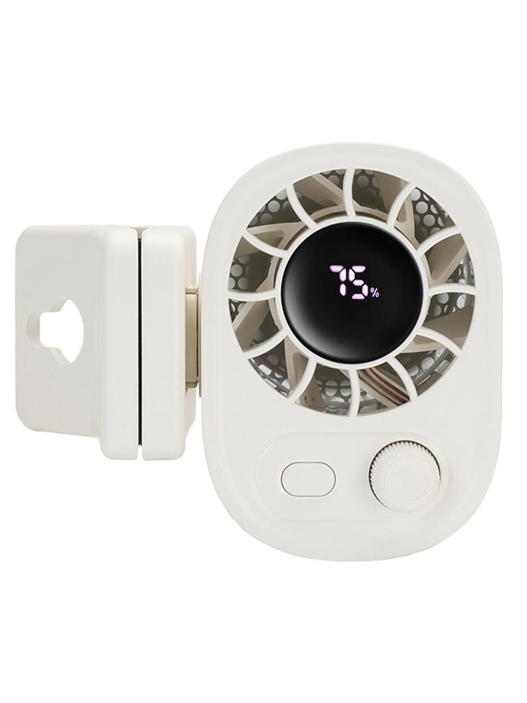 360° Rotatable Outdoor Mini Fan Portable Umbrella Clip Fan 5 Speed Settings Summer Waist/Desktop Cool Fan USB Charging