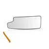 Driver Side Lower Mirror Replacement Glass For -21 GMC Sierra 1500 2500 HD