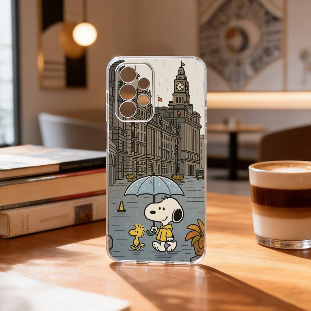 O-l S-noopy-Y  Phone Case For Samsung S25,S24,S21,S22,S23,S30,Ultra,S20,Plus,Fe Transparent Cover