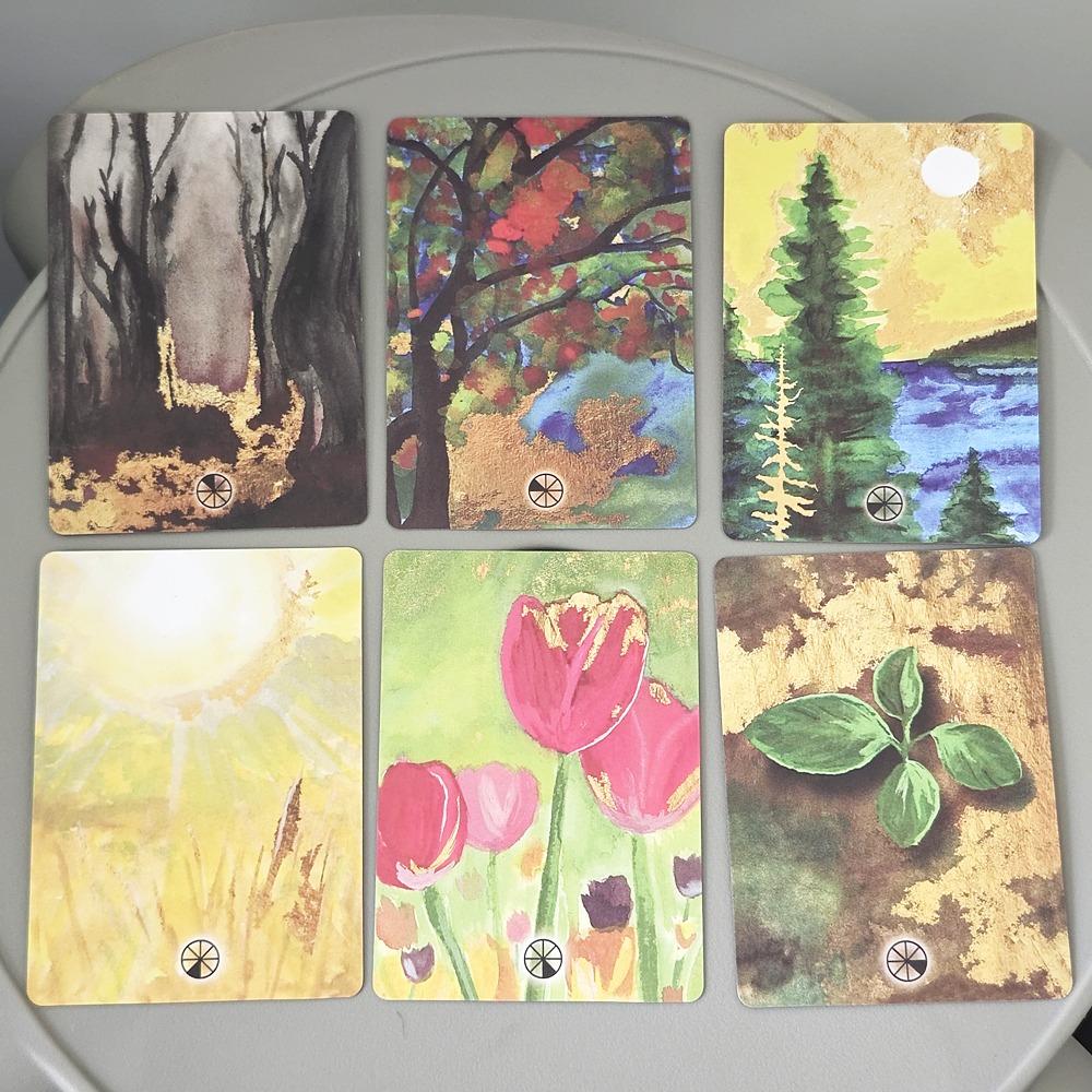 Колесо жизни Астрологические карты 55 шт. Карты Оракула 9*6 см