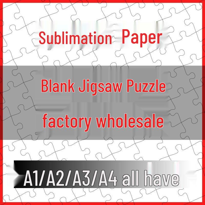 DIY Puzzle с УФ-печатью и Сублимационной Печатью - 1000, 500, 300 Деталей Прямоугольная Бумага для Теплопередачи