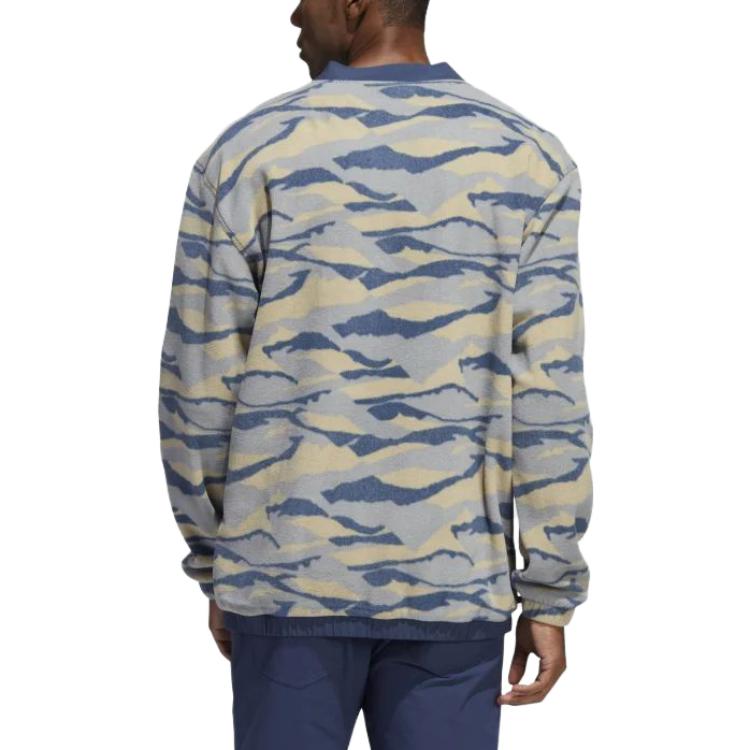 Adidas Sweatshirts Men's Multicolor Crew Neck Moderate Regular HF6525