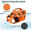 BXX High Buoyancy Dog Life Vest With Rescue Handle Reflective Stripe Pet Swimming Safety Jacket For  Dogs Pre-sale