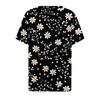 Women's T Shirt Tee Printed Short Sleeve Daily Weekend Fashion Basic V Neck Regular Top