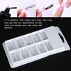 100pcs Clear Nail Form Full Cover Quick Building Gel Mold Tips Nail Extension DIY Manicure Tool