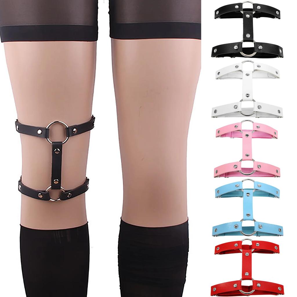 Women's, Sexy, Elasticity, Heart, Faux Leather, Tight, Suspender, Punk, Garter Belts,Girls Sexy, Skirt Accessories