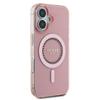 Etui do iPhone 16 Guess Hardcase Rhinestones MagSafe różowy