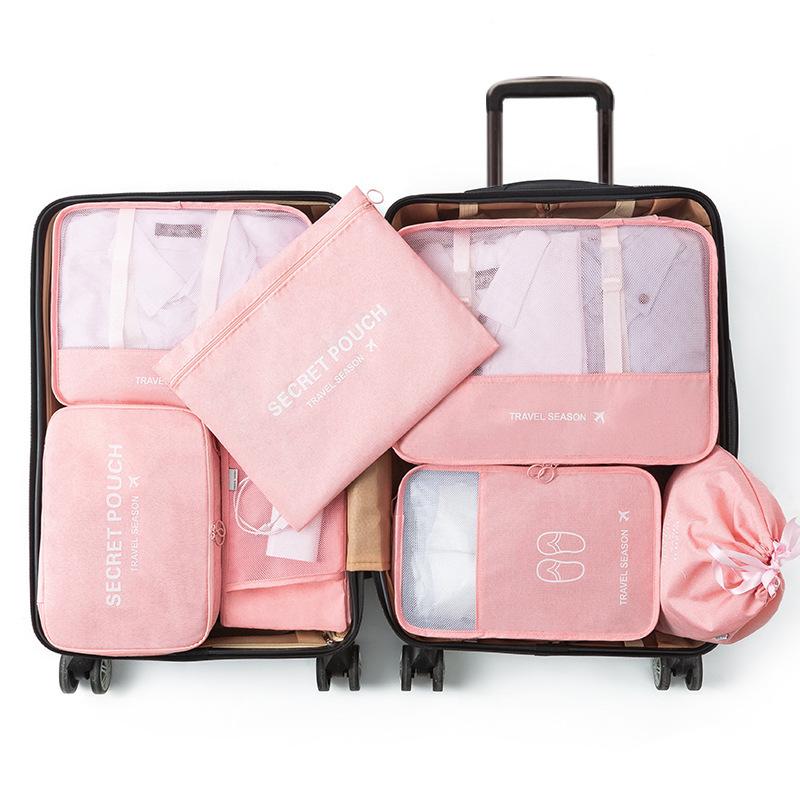Travel Clothes Storage Bag Fashion Waterproof Clothing Sorting Organizer Folding Zipper Bundle Mouth Luggage Accessorie Product
