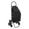 "Nomade" 6-wheel Market Trolley with Integrated Atmosphera Insulated Pocket - Black