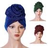 Headwear African Turban Caps Raw Silk Bonnet Elegant Head Wraps  Party Headgear