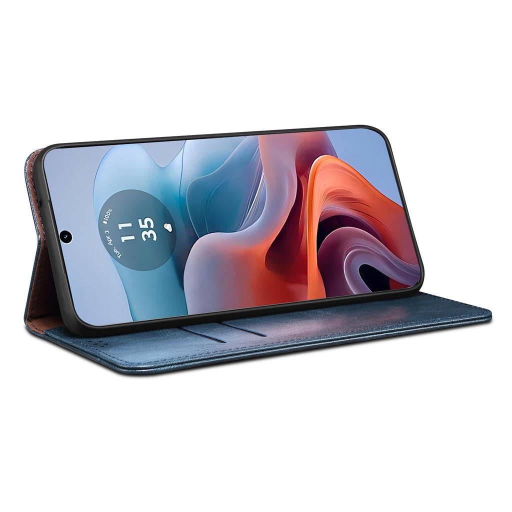 Для Motorola Edge 50 Neo 5G/Moto S50 5G/Thinkphone 25 5G Чехол Текстура Crazy Horse Вощеная Кожа Кошелек Подставка Крышка