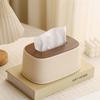 Large Opening Tissue Box With Lid Space-saving Square Tissue Box Tissue Dispenser  Household Use