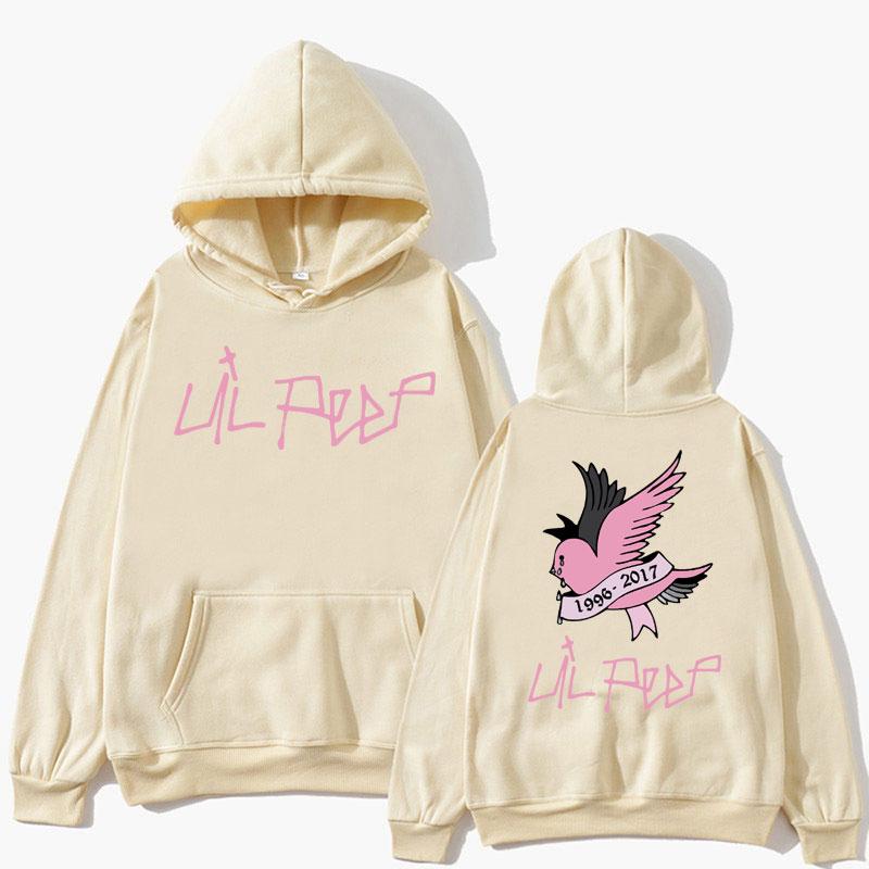 Худи с принтом 'Pink Crybaby' от рэпера Lil Peep, унисекс, модное, в стиле Харадзюку, хип-хоп, оверсайз, флисовое, повседневное, пуловер