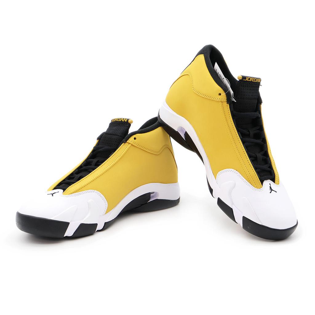 487471-701 Nike Air Jordan 14 Retro Светлый имбирь Черный Белый (Мужской)
