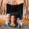 Hocus Pocus Flannel Blanket Soft Warm All-Season Throw, Design for Camping, Car Travel, Hiking Sofa, Bed, Office Perfect Gift for Parties