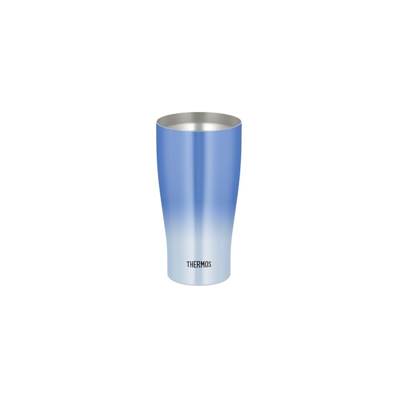 Термос Thermos с двойными стенками 600 мл Синий градиент Можно мыть в посудомоечной машине Вакуумная конструкция Сохраняет напитки горячими или холодными JDY-601C BL-G
