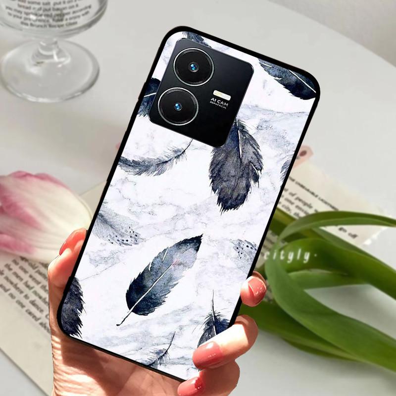 Для Vivo Y22S 2022 Чехол Ударопрочный Мягкий ТПУ Силиконовый Чехол для Телефона Для Vivo Y22 Y 22 V2207 Y22S V2206 Funda Capa Мультяшный Vivoy22