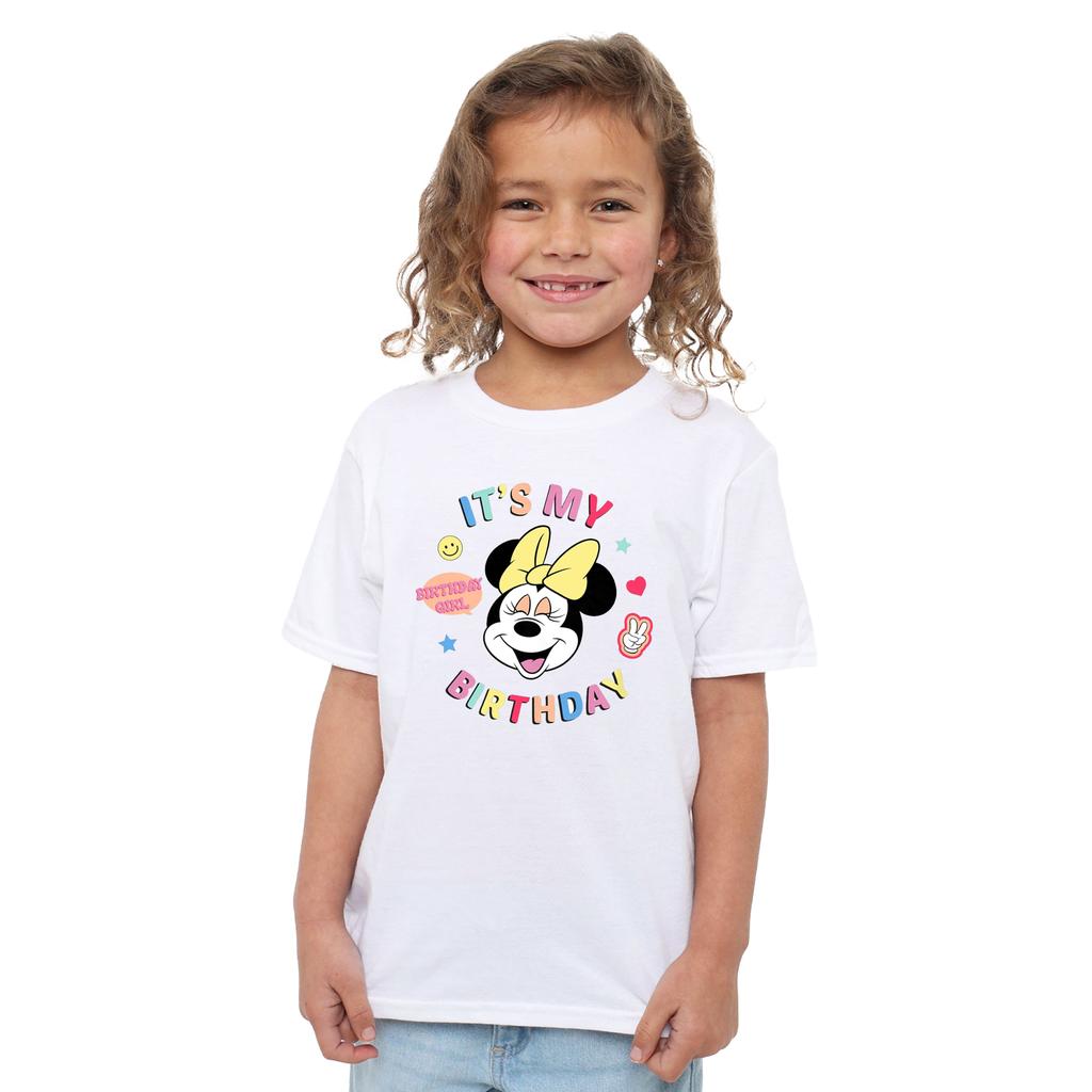 Disney Childrens/Kids It´s My Birthday Minnie Mouse T-Shirt