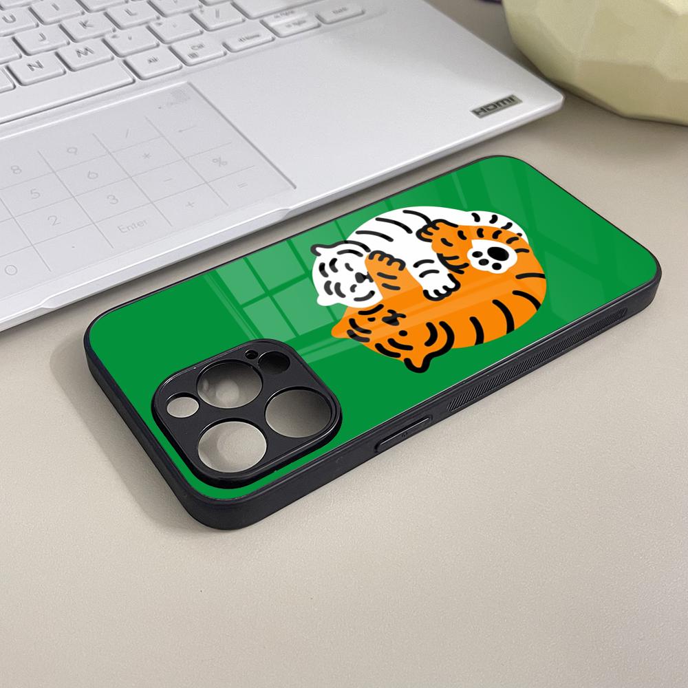 Brand M-MUZIK T-TIGER Phone Case Tempered Glass For IPhone 16 13 14 17 12 15 11 Pro Max Plus Mini XR SE2020 Coque