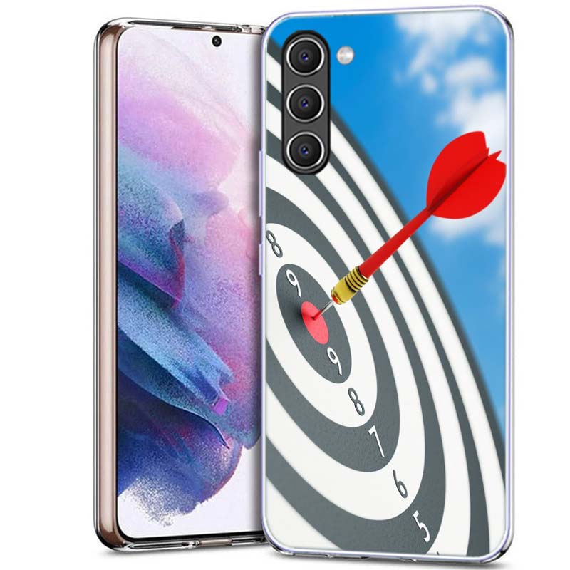 Darts Aesthetics Wire Target Phone Case for Samsung A54 A14 A24 A34 A17 A37 A57 A55 A35 A25 A15 A13 A23 A33 A53 A07 A05S A04S A0