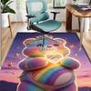 Care Bears Pattern Rug, Indoor/Outdoor Mat, for Picnic, Gameroom, Bedroom, Office, Living Room, Home Decor Carpet, Birthday Gift