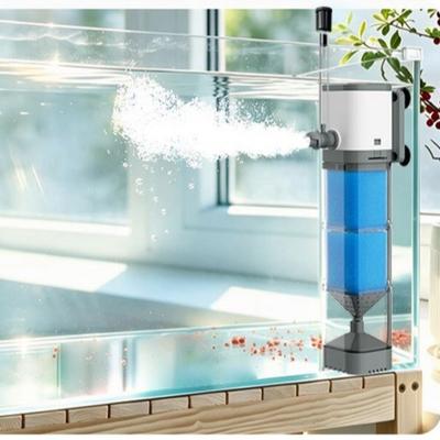 Removable Fish Tank Submersible Filter Energy Saving Fish Stool Filter Collector Aquarium