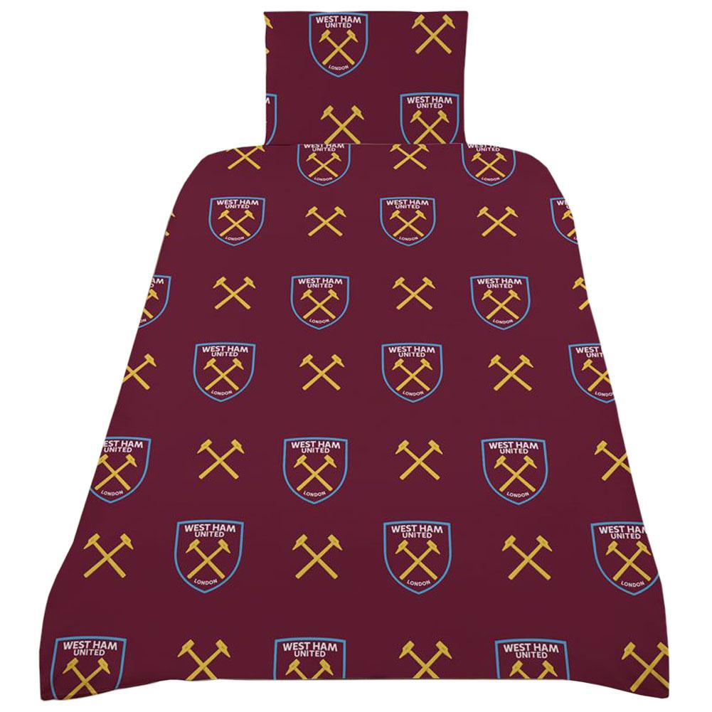 West Ham United FC Reversible Duvet Set