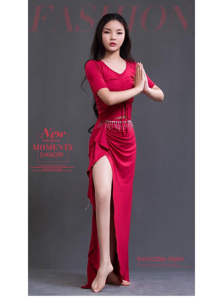 Комплект модала большого размера для танца живота: Костюм для выступлений Осень/Зима для похудения