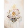 Zen Yoga Meditation Spiritual Vintage Wall Art Poster Print Canvas Painting for Room Home Decor Tree of Life Buddha Lotus Flower