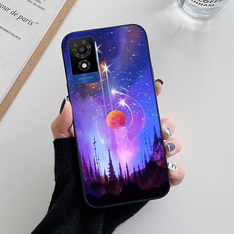 For TCL 501 Case Fashion Soft Silicone Back Cases for TCL 501 T433D Phone Cover TCL501 etui Fundas