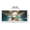 Игровой коврик для мыши Jinhsi Wuwa 500x1000 мм, большой, для геймера XL, резиновый, отаку, подставка под клавиатуру, коврик для стола ноутбука