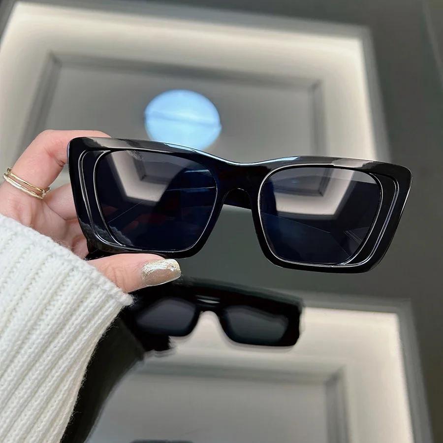 Квадратные винтажные солнцезащитные очки Женские Мужские Модные Ретро Солнцезащитные очки Женские Мужские Зеркальные Модные Путешествия Панк Уличные