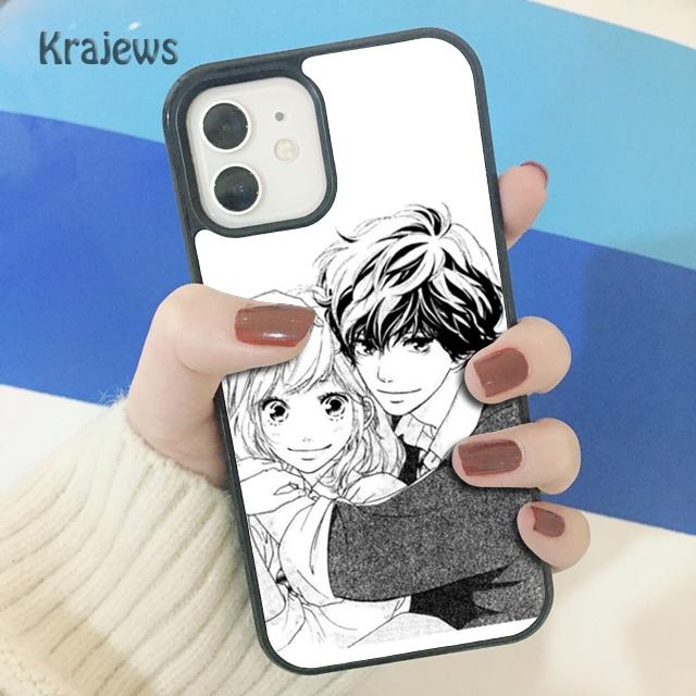 Мягкий чехол Krajews Ao Haru Ride Love для iPhone 14 5 SE 6s 7 8 plus X XR XS 11 12 13 pro max Samsung S21 S22 ultra