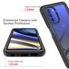 Гибридный противоударный чехол-броня 2-в-1 для Motorola Moto G51 G71 5G G31 G41, ТПУ рамка, задняя крышка из прозрачного акрила