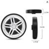 Luggage Wheel Replacement Suitcase For Wheel Trolley Rolling Durable Silent Belt Repair Tools Travel Accessories