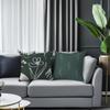 2 Pack Dark Green Beige Floral Pillow Covers Double Sided Print Line Art Modern Cushion Cases Home Decor For Sofa