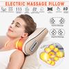 24W Electric Massage Pillow 4/6 Buttons Infrared Heating Neck Shoulder Back Body Massager Device