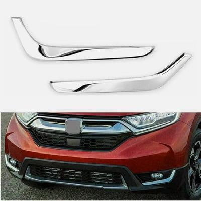 Стальные накладки на противотуманные фары для Honda CRV 2017- Передние аксессуары для молдингов противотуманных фар