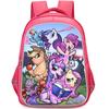 Очаровательный школьный рюкзак My Little Pony для девочек с милым мультяшным дизайном