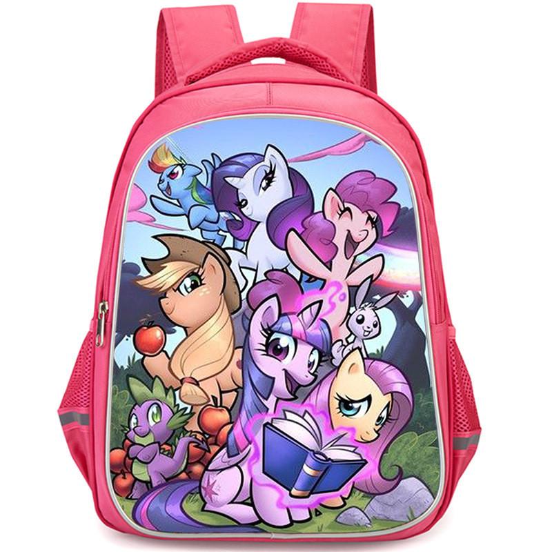 Очаровательный школьный рюкзак My Little Pony для девочек с милым мультяшным дизайном