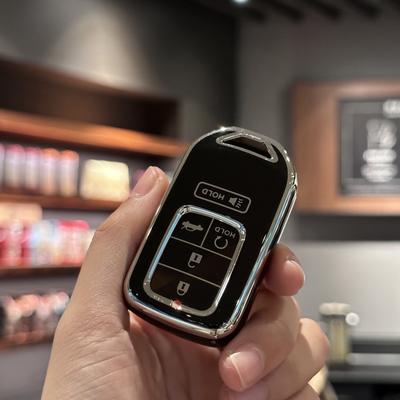 Чехол для ключей из ТПУ, чехол-брелок для Honda Accord Civic CRV Pilot Ridgeline Odyssey, защита для паспорта, смарт-защита для удаленного ключа