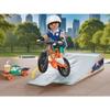 PLAYMOBIL 71798 Райдер с рампой, скейтбордом и BMX, My Life, Промо-набор, 17 деталей, от 4 лет