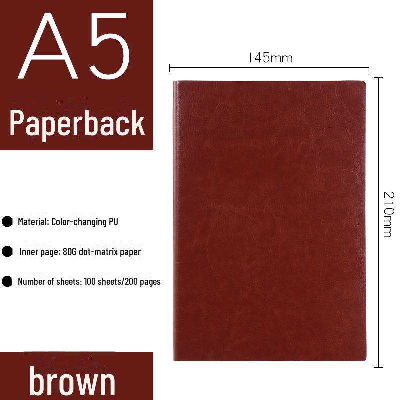 «Набор из фирменных деловых блокнотов формата А5 с мягкой обложкой и подарочной коробкой для блокнота формата В5»