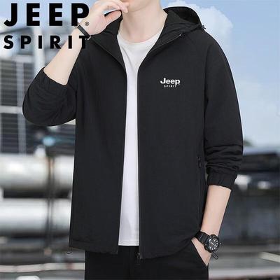 JEEP SPIRIT Мужская повседневная куртка для улицы со стойкой
