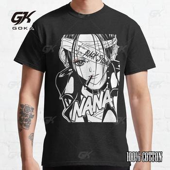 Japanese Anime Nana Osaki Y2k Print Tshirt Harajuku Streetwear Graphic T-Shirt Clothes Round Short Sleeve Tops