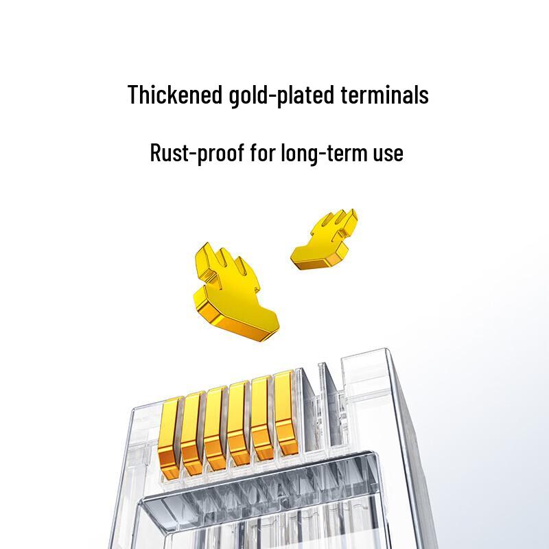 UGREEN Cat6 Gold-Plated RJ45 Connectors